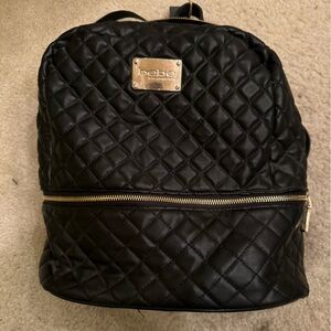 Authentic Bebe Danielle Bebe Backpack Fashion Laptop Gold Hardware Shoulder Bag